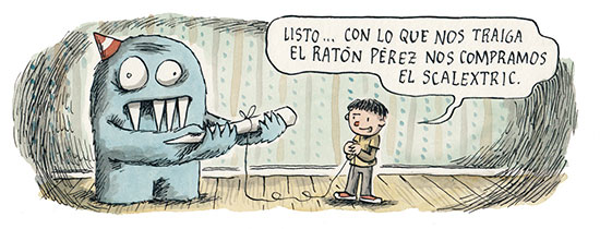 Olga y Martincito, por Liniers