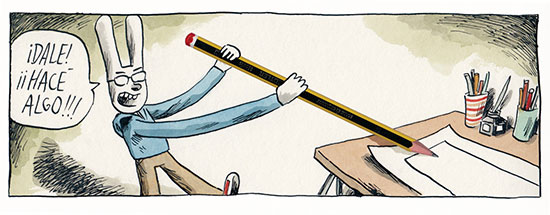 Bloqueos creativos, por Liniers